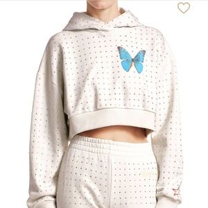Frankie B La rhinestone hoodie